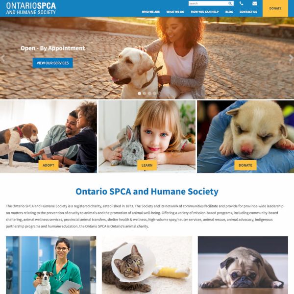 Screenshot of the Ontario OSCPA website